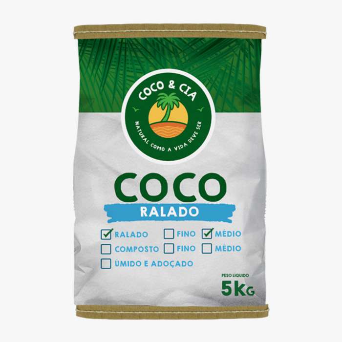 Coco Ralado Médio 5Kg 